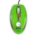 Green Light Up Optical Mouse with Multicolor LED